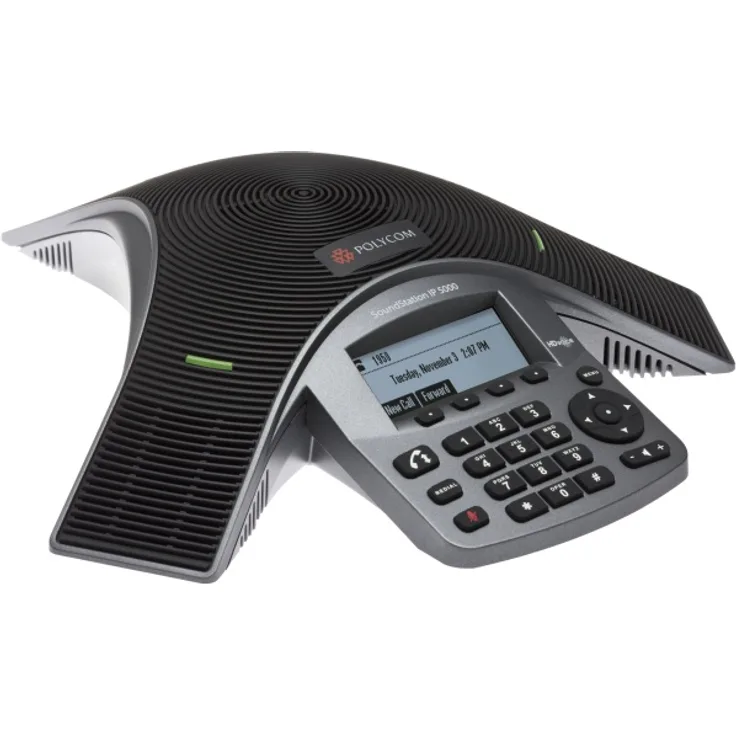 Polycom SoundStation IP 5000 VoIP-Telefon schwarz