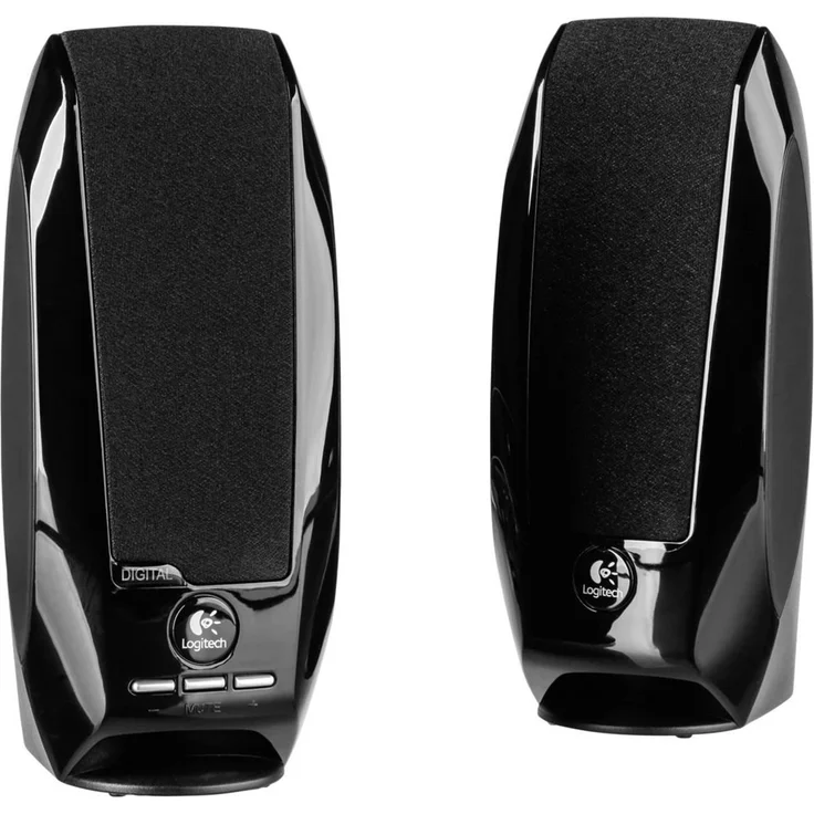 Logitech S150 2.0 PC-Lautsprecher-System, EU Stecker - Schwarz (980-000029) – Bild 1