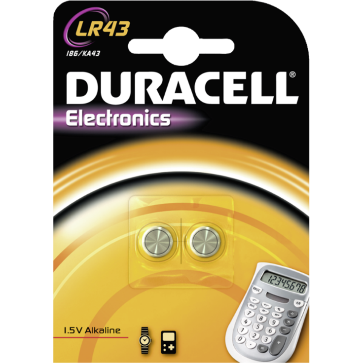 Duracell LR 43 Knopfzellen 1er Pack