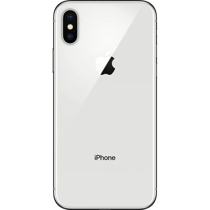 Apple iPhone X Smartphone 14,73cm (5,8 Zoll) Super Retina-Display, 256GB interner Speicher, 3GB RAM, iOS, Silber – Bild 2