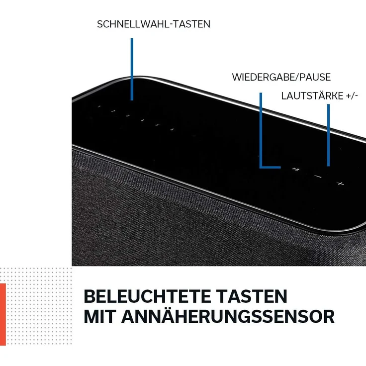 Denon Home 350 Multiroom-Lautsprecher mit Alexa, Google Assistant, Webradio, geeignet für Indoor, schwarz – Bild 3