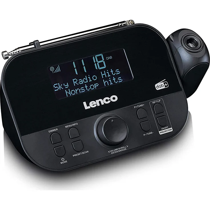 Lenco CR-615 Radiowecker, schwarz – Bild 2