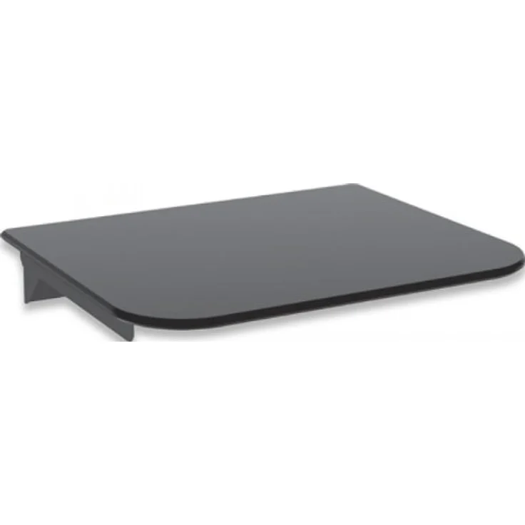 Glass And Aluminum Dvd Shelf – Bild 1
