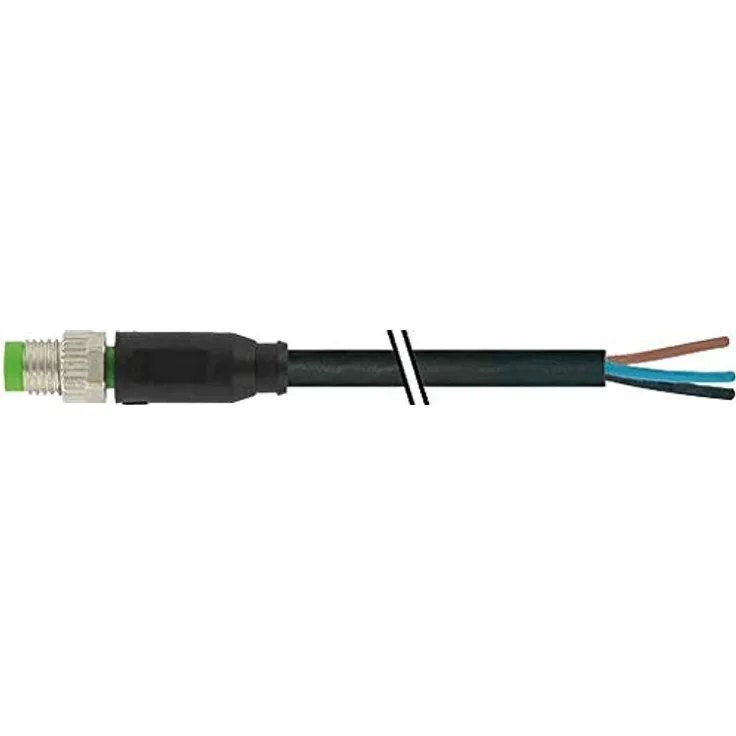 M8 Stecker 0° freies Leitungsende