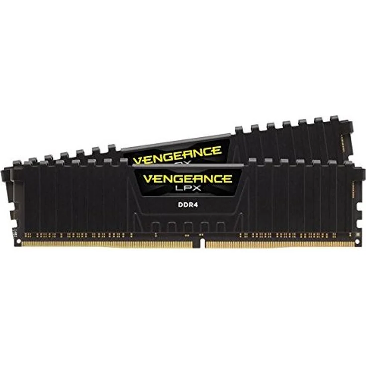 Corsair Vengeance LPX 16GB (2x8GB) DDR4 2400MHz C14 XMP 2.0 High Performance Desktop Arbeitsspeicher Kit, schwarz – Bild 1