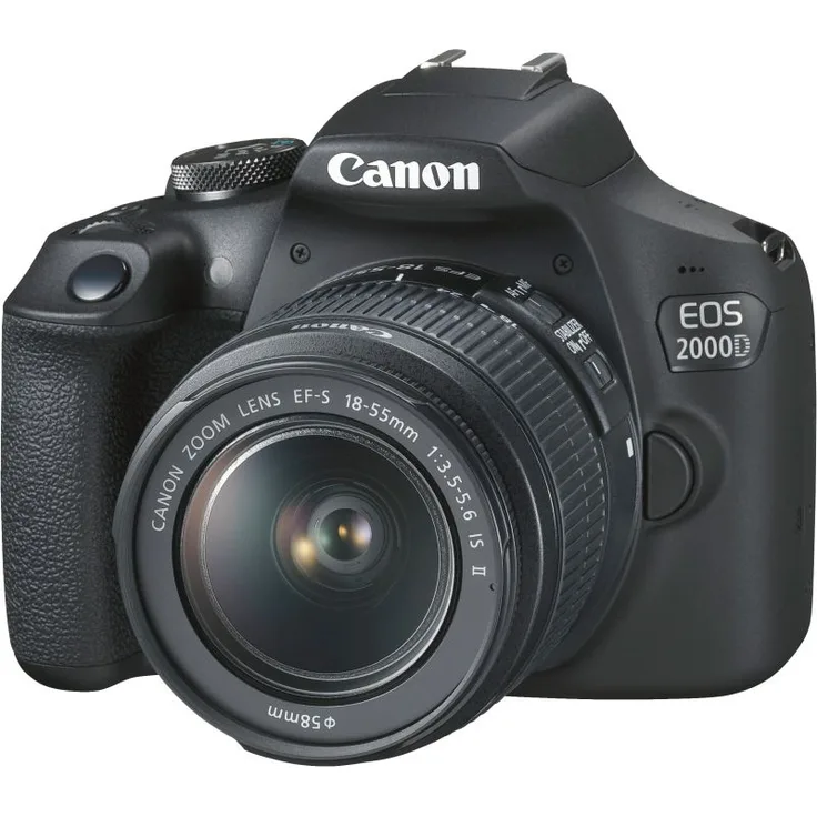 Canon 2000D Kit Schwarz inkl. EF-S 18-55mm IS II