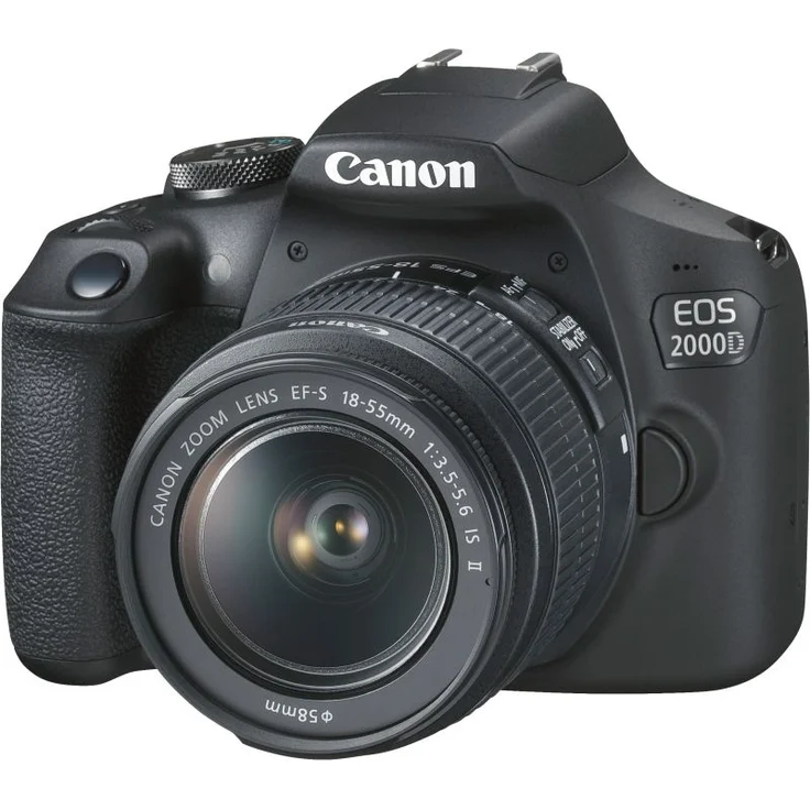 Canon 2000D Kit Schwarz inkl. EF-S 18-55mm IS II – Bild 1