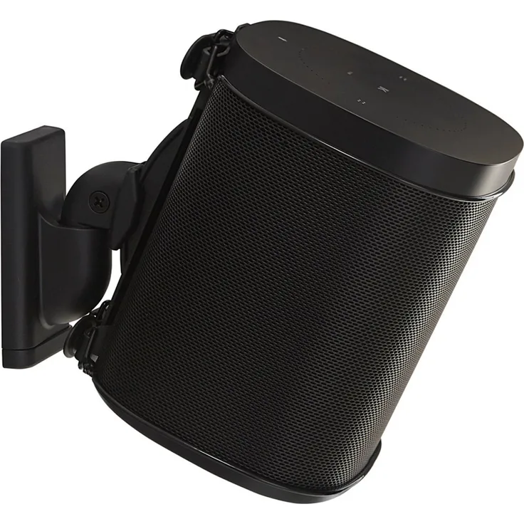 Sanus Wandhalterung (verstellbar, für Sonos Play: 1 und Play: 3 Lautsprecher, Schwarz