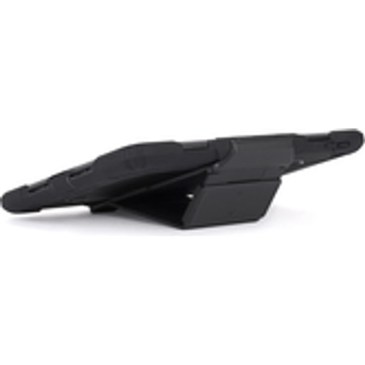 Griffin Survivor All Terrain Schutzhülle für Apple iPad 9,7'' (2017 & 2018) - schwarz [Militär-Standard I Displayschutzfolie I Extrem widerstandsfähig I Abnehmbarer Ständer] - GB43543