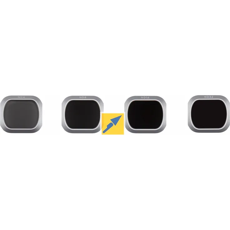 DJI - Filterset für Mavic 2 Pro - Filterset ND4, ND8, ND16 und ND32 - Der ND Filter verhindert, dass die Fotos von der Abbildung abweichen - Fotografie aus der tatsächlichen Farbe