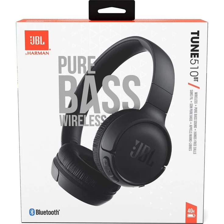 JBL Tune 510BT Over-Ear-Kopfhörer mit Bluetooth, Mikrofon, schwarz – Bild 8