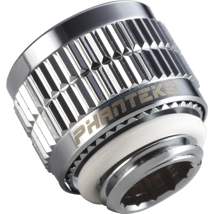 Phanteks Glacier 13/10mm Soft Tube Fitting (1/2'' - 3/8''), G1/4 - Flüssigkühlsystemarmatur - Mirror-Chrome (PH-STC1310_CR)