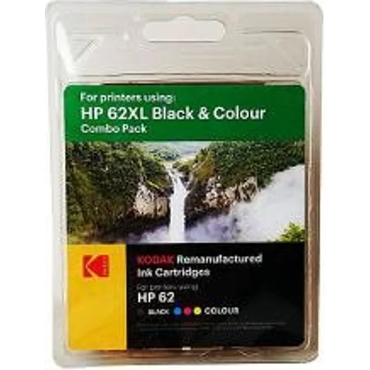 Kodak Supplies 185H006217 Tinte (2) 600 Seiten schwarz und 415 Seiten color 19ml schwarz und 21ml color multicolor passend für Hewlett Packard 5644 kompatibel zu C2P05AE-C2P07AE