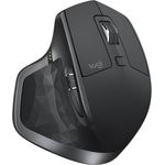 Logitech MX Master 2S Kabellose Maus, Bluetooth und 2.4GHz Verbindung via Unifying USB-Empfänger, 4000 DPI Sensor, Wiederaufladbarer Akku, Multi-Device, 7 Tasten, PC-Mac-iPadOS - graphit-schwarz