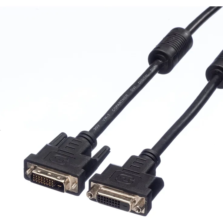 VALUE Verlängerungskabel DVI, DVI ST-BU (24+1) dual link 3,0m (11.99.5564)