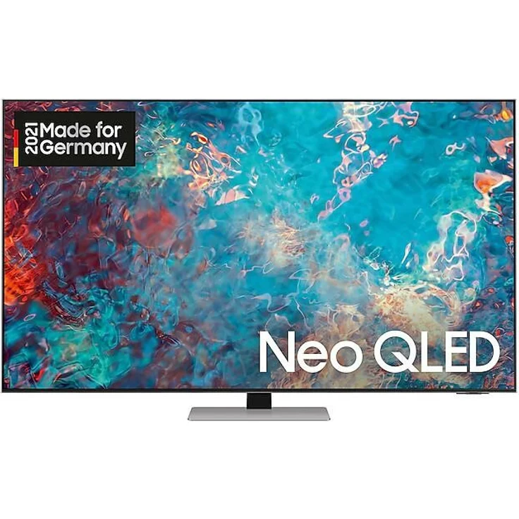 Samsung GQ55QN85AAT 138 cm (55 Zoll) Neo QLED Mini LED 4K Smart TV (Ultra HD, HDR, Direct LED) Twin HD-Triple-Tuner (Sat, Antenne, Kabel) Modelljahr 2021 Energieklasse F (DE-Modell) – Bild 1
