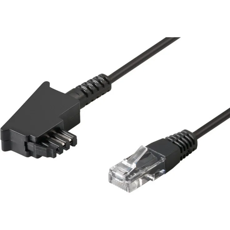 Goobay 51233 TAE-F auf RJ45 Kabel für DSL-ADSL-VDSL-Router