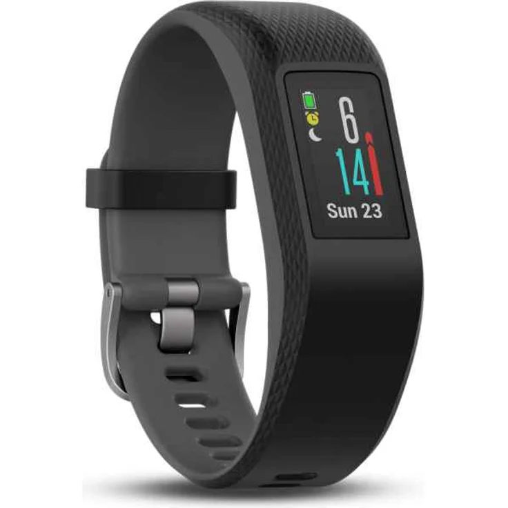 Garmin vívosport Fitness-Tracker Unisex, S/M, Polymer-Gehäuse, Slate – Bild 1