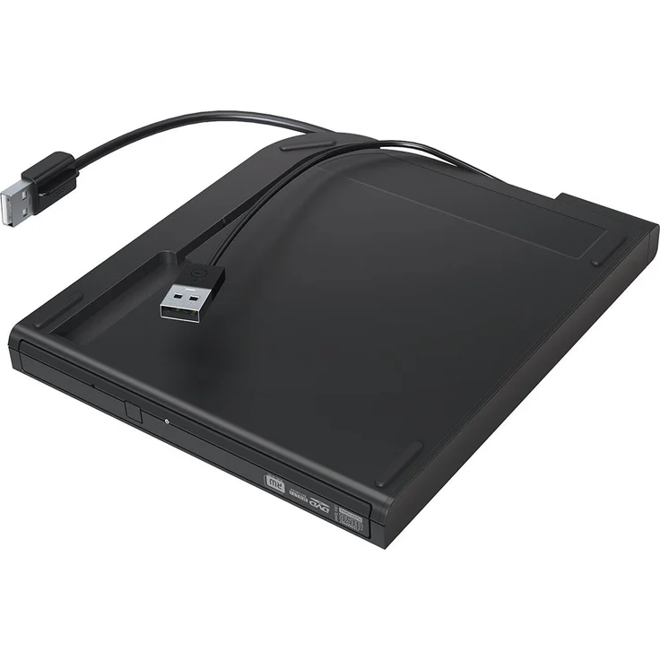 Buffalo DVSM-PT58U2VB 8x externer portabler Ultra-Slim DVD-Brenner (USB 2.0) schwarz – Bild 2