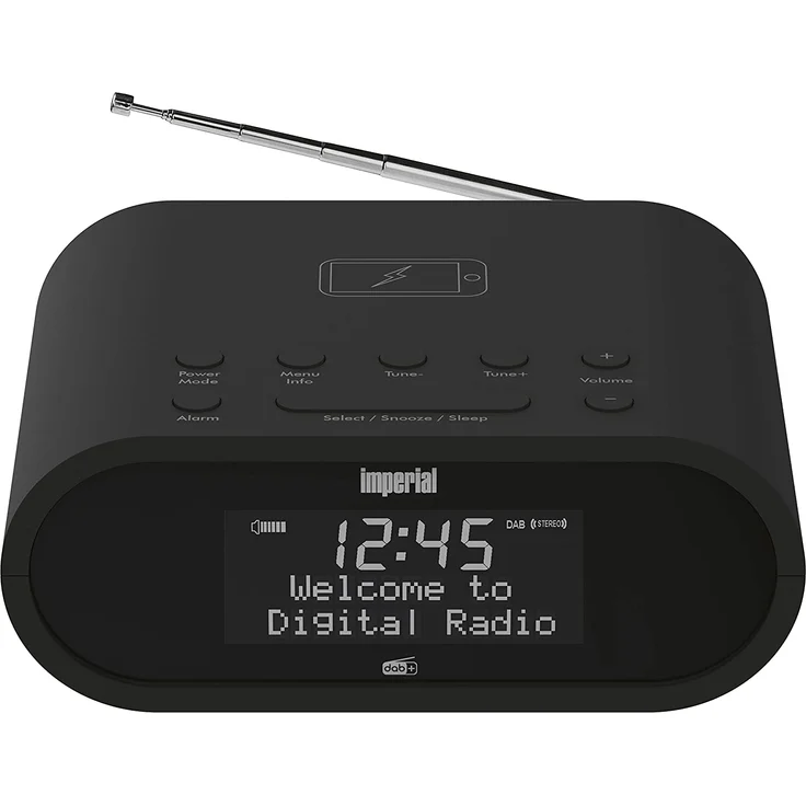 Imperial Dabman d20 Radiowecker, Dot-Matrix-Display, schwarz – Bild 2