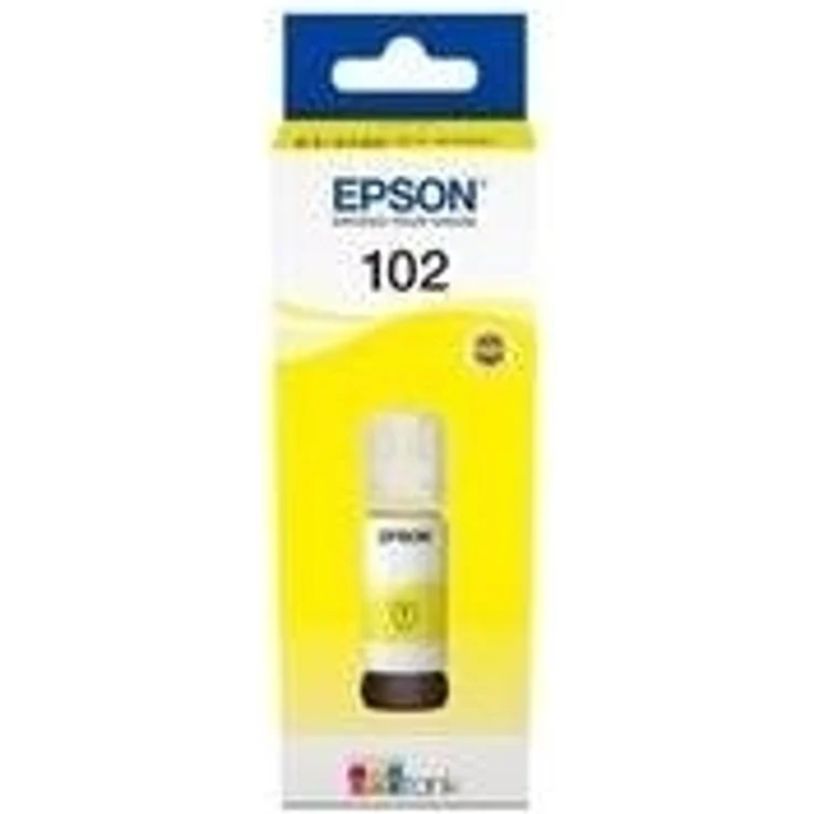 Epson Original EcoTank 102 Nachfülltinte gelb 5.200 Seiten 70ml (C13T03R440) – Bild 1