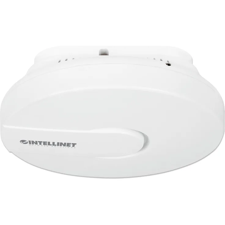 Intellinet High Power Wireless 300N PoE Access Point zur Deckenmontage (300 MB-s 2T2R MIMO-PoE-Unterstützung-27 dBm-400 mW) weiß 525800