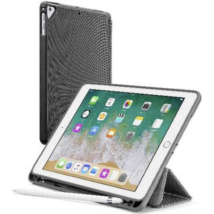 Cellularline BookCase iPad Cover / Tasche Apple iPad 9.7 (März 2017), iPad 9.7 (März 2018) Schwarz (39903)