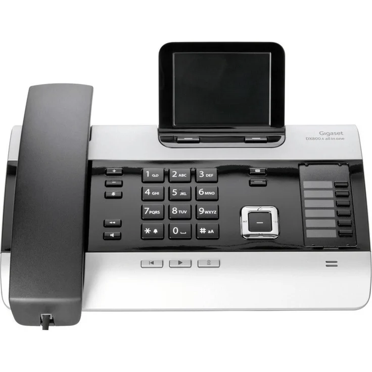 Gigaset DX800A All-In-One ISDN-Telefon mit Anrufbeantworter, VOIP oder Festnetz-Telefonie, mit Bluetooth, titanium – Bild 4