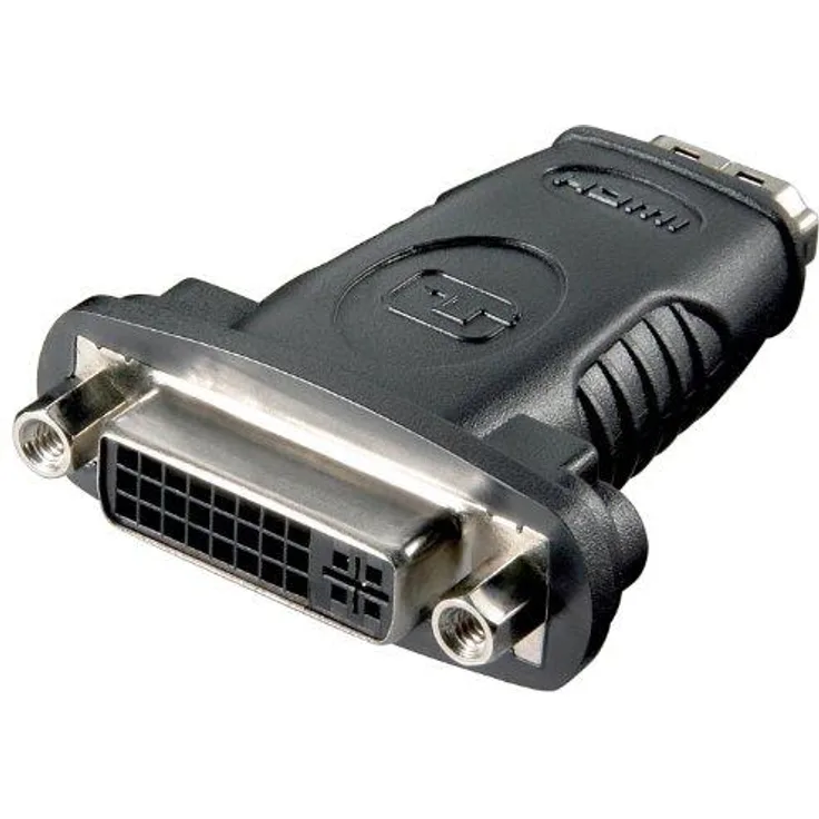 Goobay 60752 HDMI-DVI-I Adapter, Vernickelt