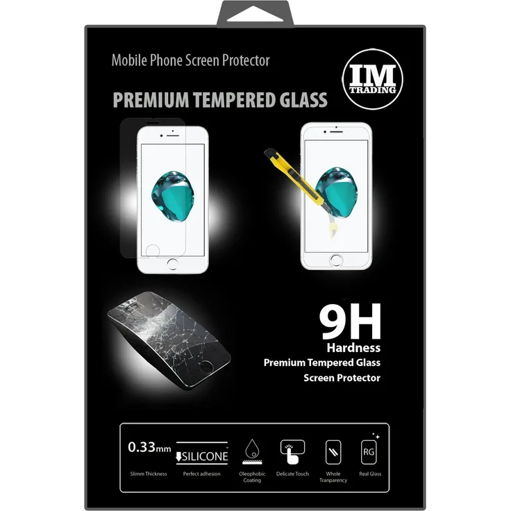 Schutzglas für Iphone 7 // Premium Tempered Glas Displayglas Panzer Folie Schutzfolie @ Energmix®
