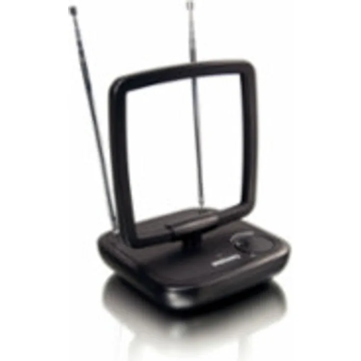 Philips SDV 5120 Aktive DVB-T Zimmerantenne (36 dB, Rauschunterdrückung) schwarz