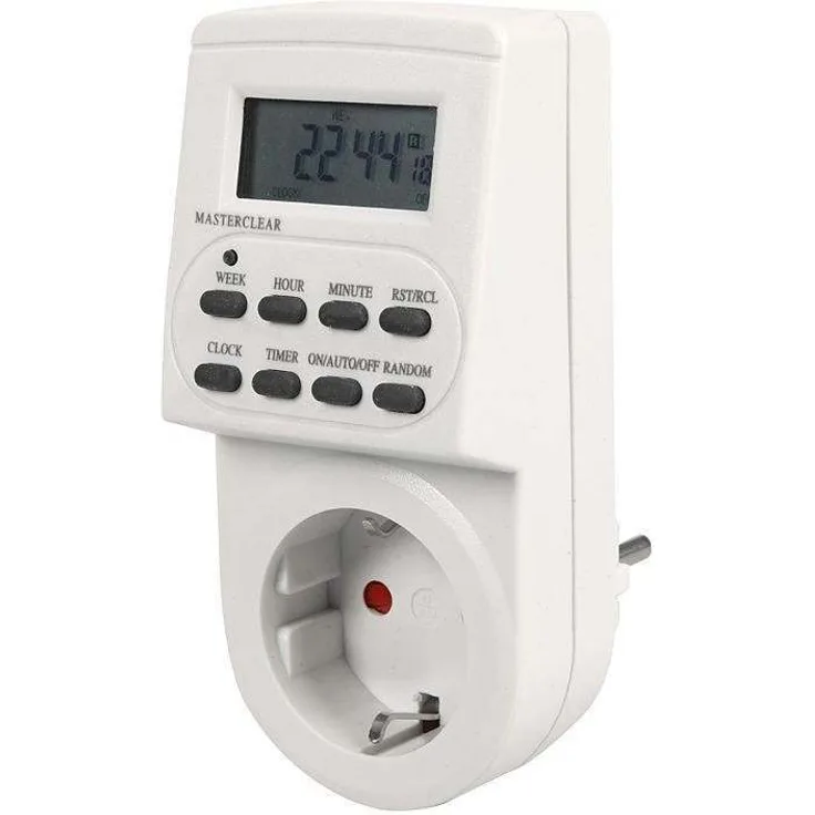 BAT DZ20 digitale Zeitschaltuhr weiß