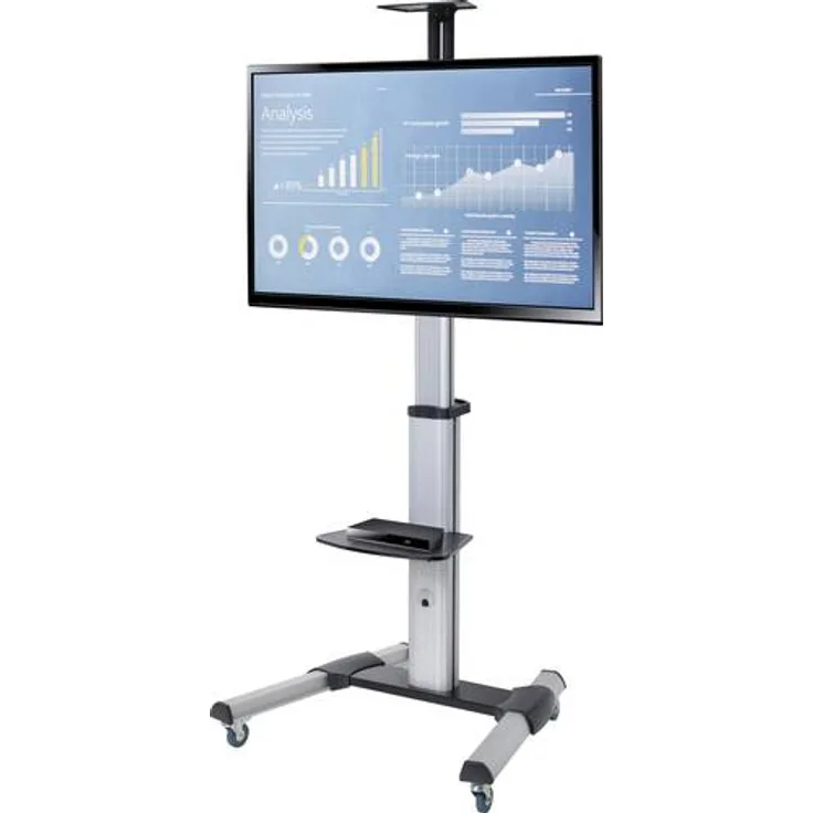 SpeaKa Professional PREM-LINE XL TV-Rollwagen 94,0cm (37'') - 177,8cm (70'') Neigbar, Rotierbar