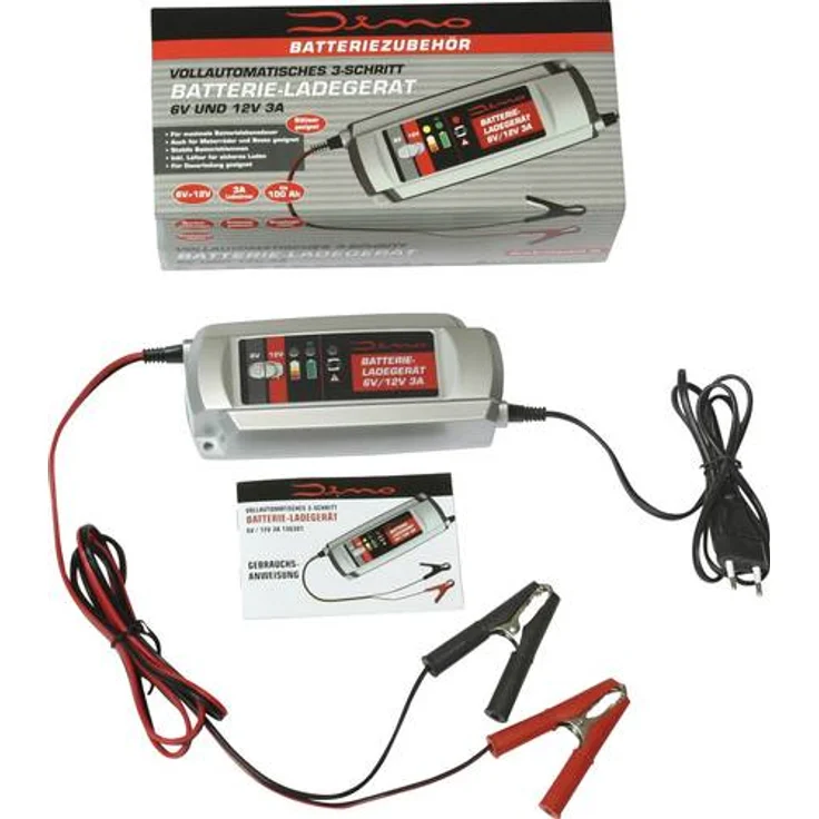 DINO KRAFTPAKET 136301 Automatikladegerät 12 V, 6V 3A – Bild 1