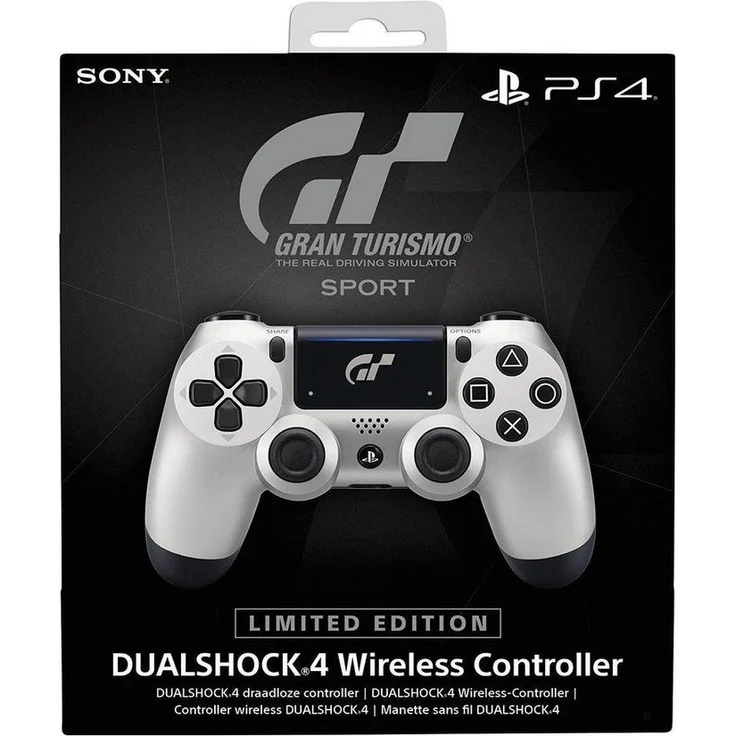 Sony DualShock 4 V2 Gran Turismo Sport Limited Edition Silber, Schwarz (9851066) (PS4) – Bild 3