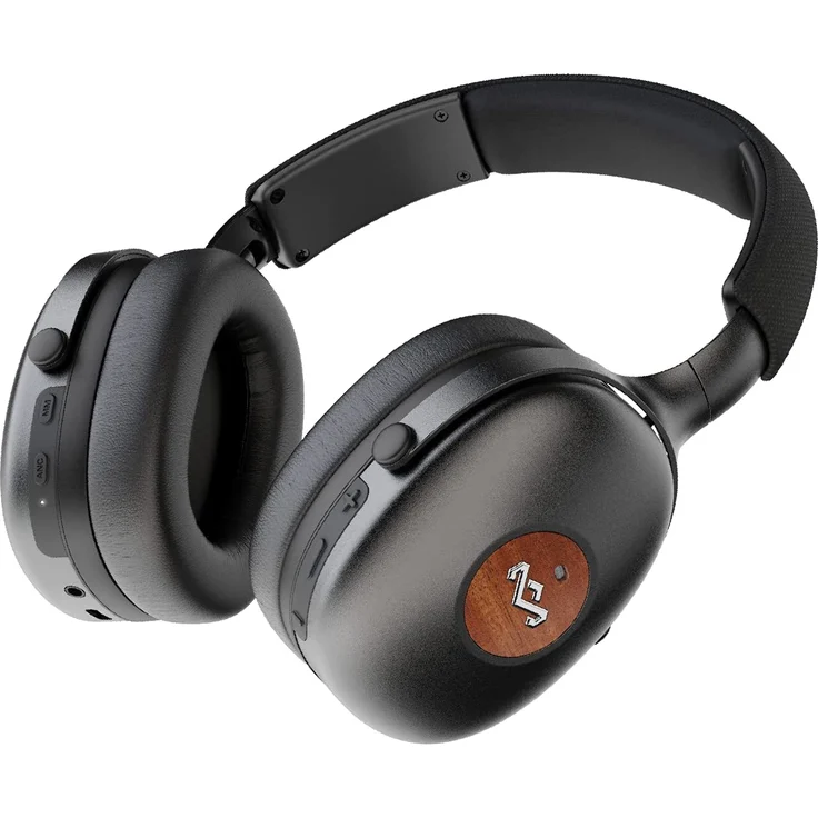 House of Marley Positive Vibration XL ANC schwarz Over-Ear-Kopfhörer mit Noise Cancelling, schwarz – Bild 7