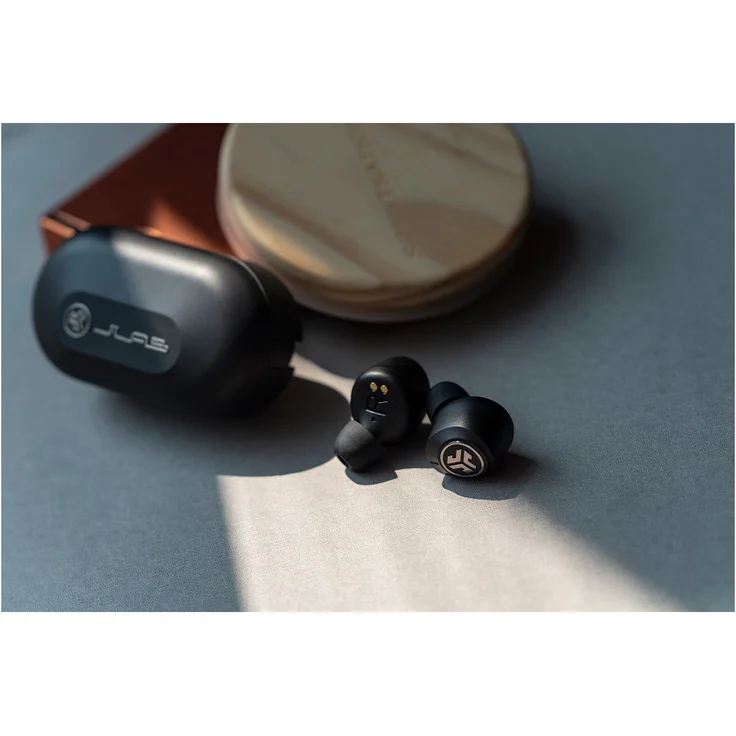 JLAB Air ANC In-Ear Kopfhörer mit Bluetooth, Noise Cancelling, Mikrofon, spritzwassergeschützt, schwarz – Bild 5