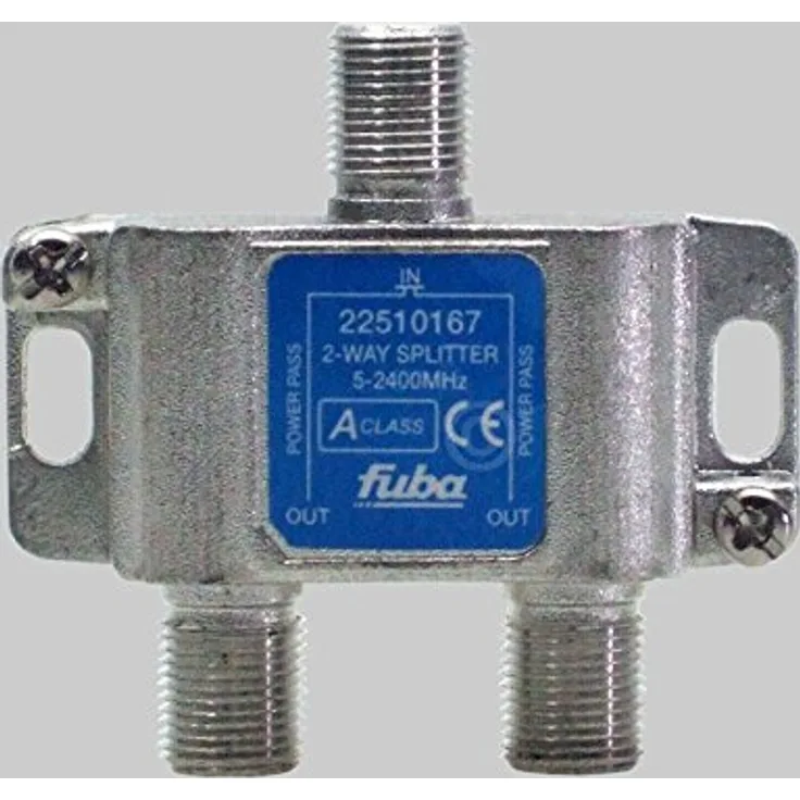 Fuba OHV 201 Sat-Verteiler 2-Fach horizontal