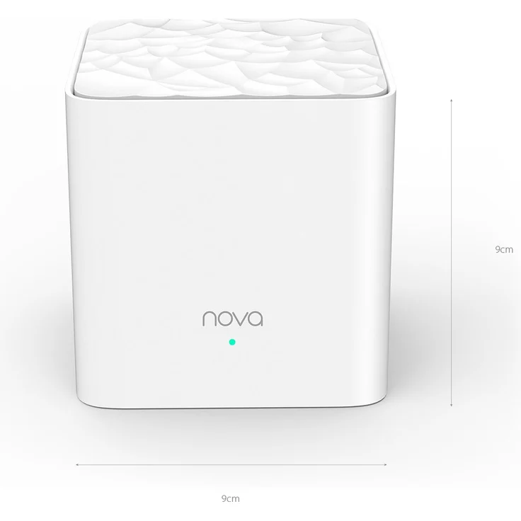 Tenda Nova MW3 (3er-Pack) echtes Dual-Band Mesh WLAN (Bis zu 300m² WLAN, AC1200, Alexa, 6x LAN Port, Ethernet-Backhaul, QoS, für Häuser, Büros, Wohnungen) Ersetzt Router, Powerline & Repeater – Bild 3