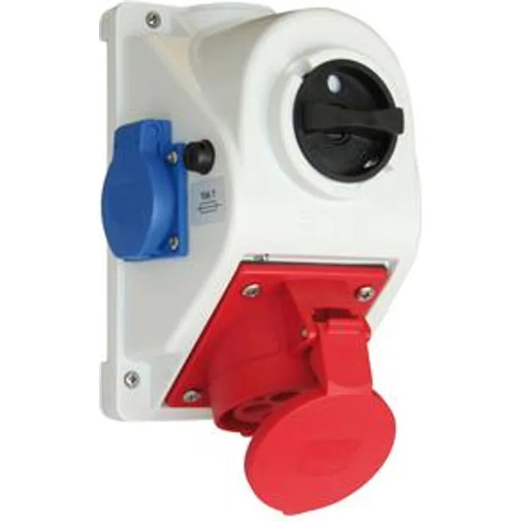 PCE Wandsteckdose COMBO-POL 400V, 32A IP44 5-polig
