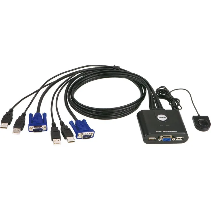 Aten CS22U 2-Port USB VGA KVM Switch