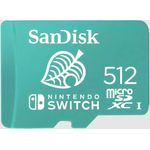 Sandisk SDSQXAO-512G Nintendo Switch Micro SDXC Class 10 UHS-I U3 V30 A1