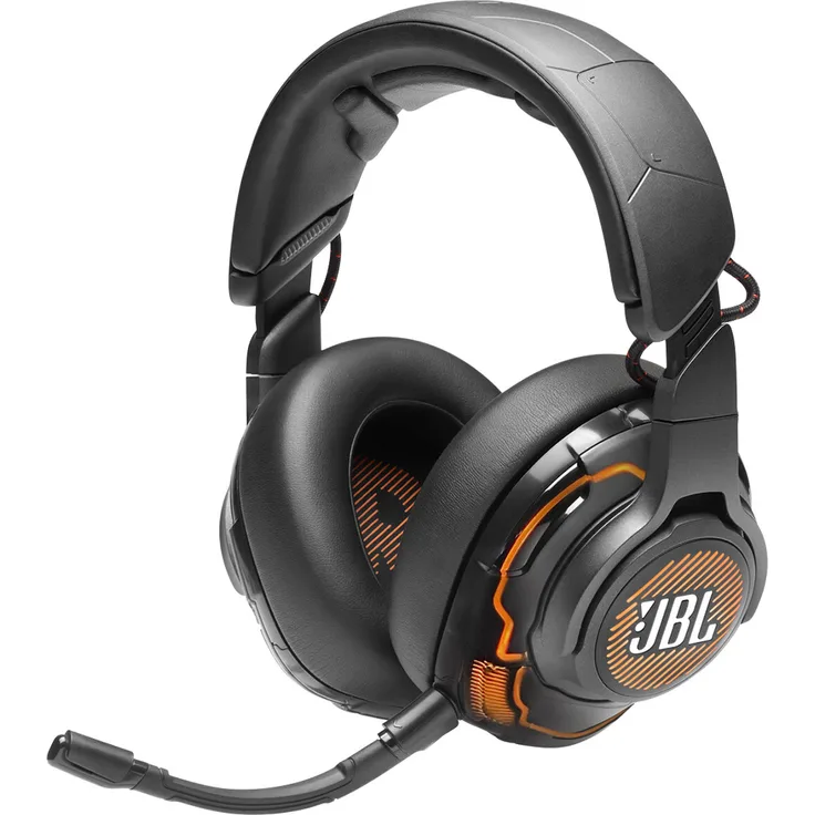 JBL Quantum ONE Over-Ear Gaming Kopfhörer in Schwarz Für PC oder Konsole Mit QuantumSPHERE 360-Technologie