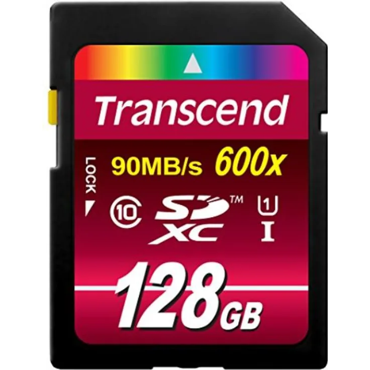 Transcend SDXC Card 128GB Class 10 UHS (TS128GSDXC10U1)