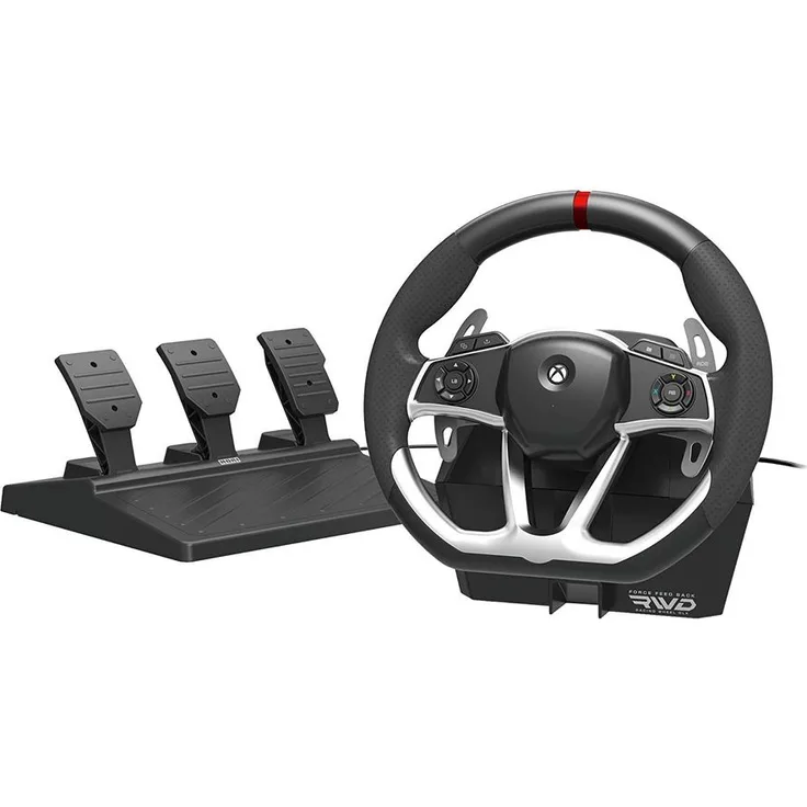 Hori Force Feedback Racing Wheel DLX Schwarz, Silber (AB05-001E) (PC, Xbox One, Xbox Series)