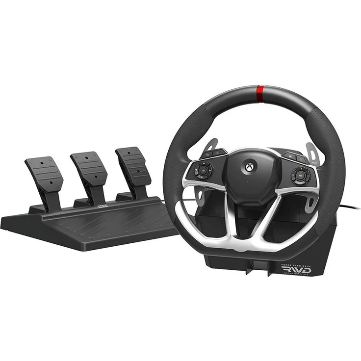 Hori Force Feedback Racing Wheel DLX Schwarz, Silber (AB05-001E) (PC, Xbox One, Xbox Series) – Bild 1