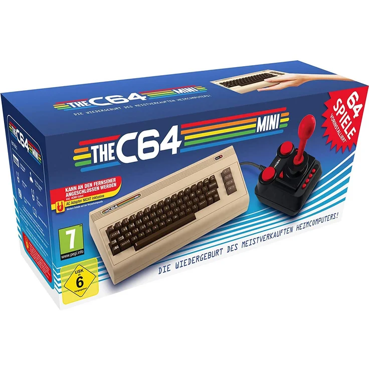 Koch Media The C64 Mini Grau inkl. 64 Spiele – Bild 1