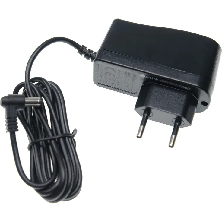 vhbw Netzteil passend für tonies Toniebox Hörspielwürfel - Ersatznetzstecker, 150cm, schwarz