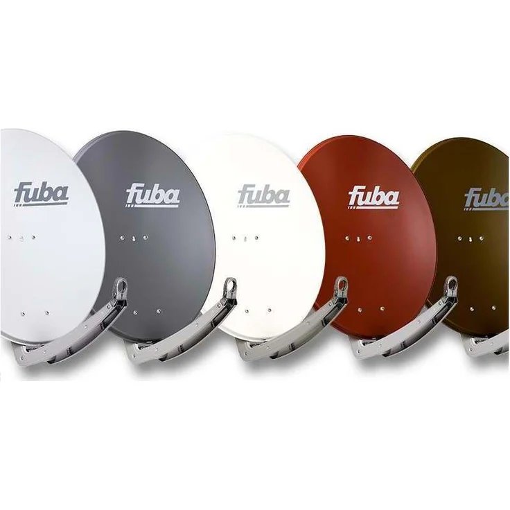 Fuba DAA 780 R Aluminium-Satelliten-Parabolantenne (38,50 dB, Große 78 cm) rot – Bild 2