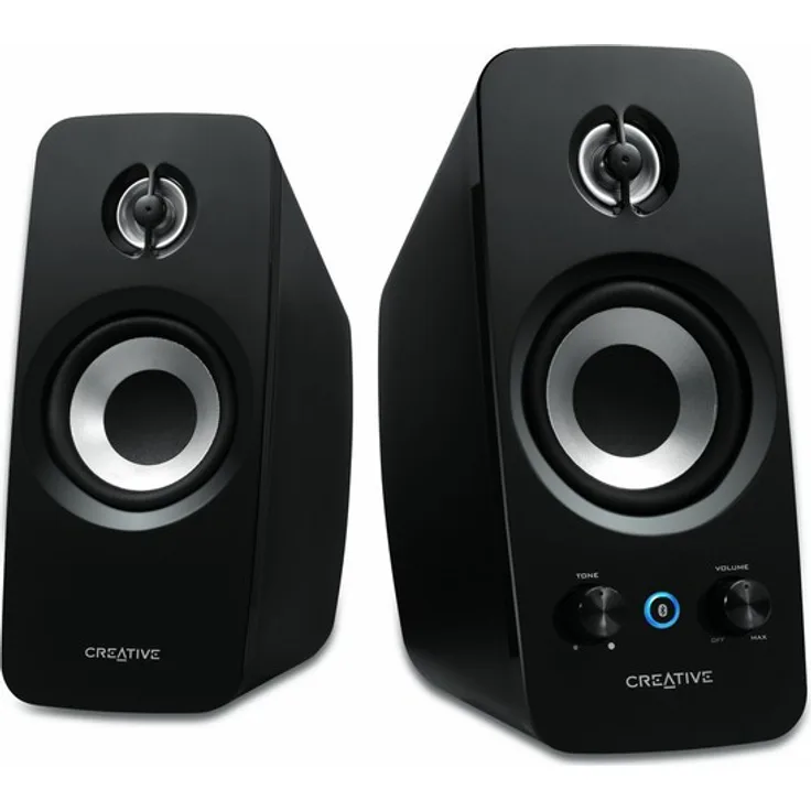 Creative T15 - 2.0 Bluetooth-Lautsprechersystem, schwarz